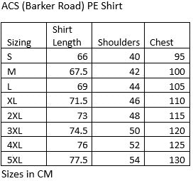 Pre-Launch ACS (Barker) PE T shirt