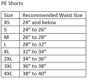 KCPSS Unisex PE Shorts